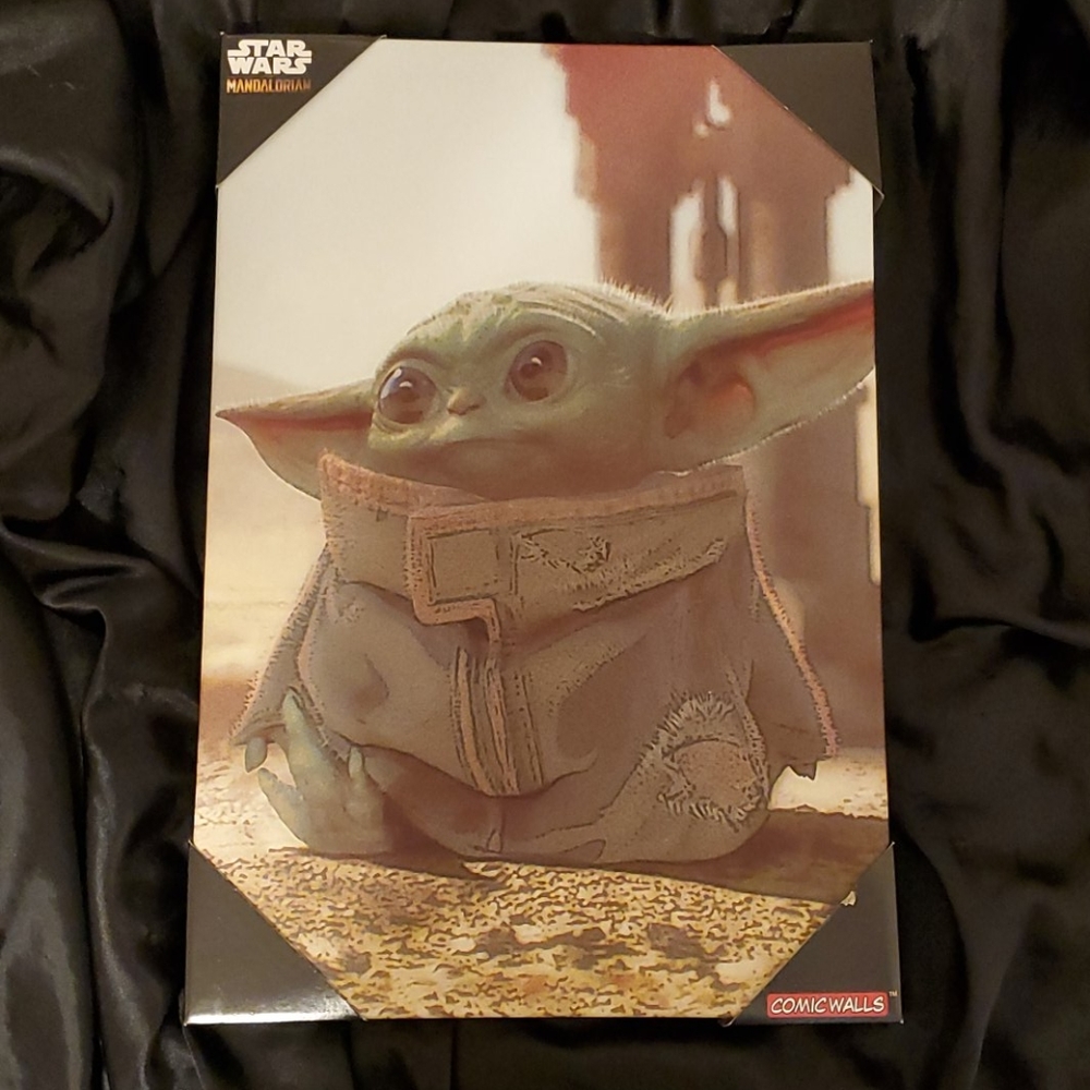 Baby Yoda Canvas 13 x 19